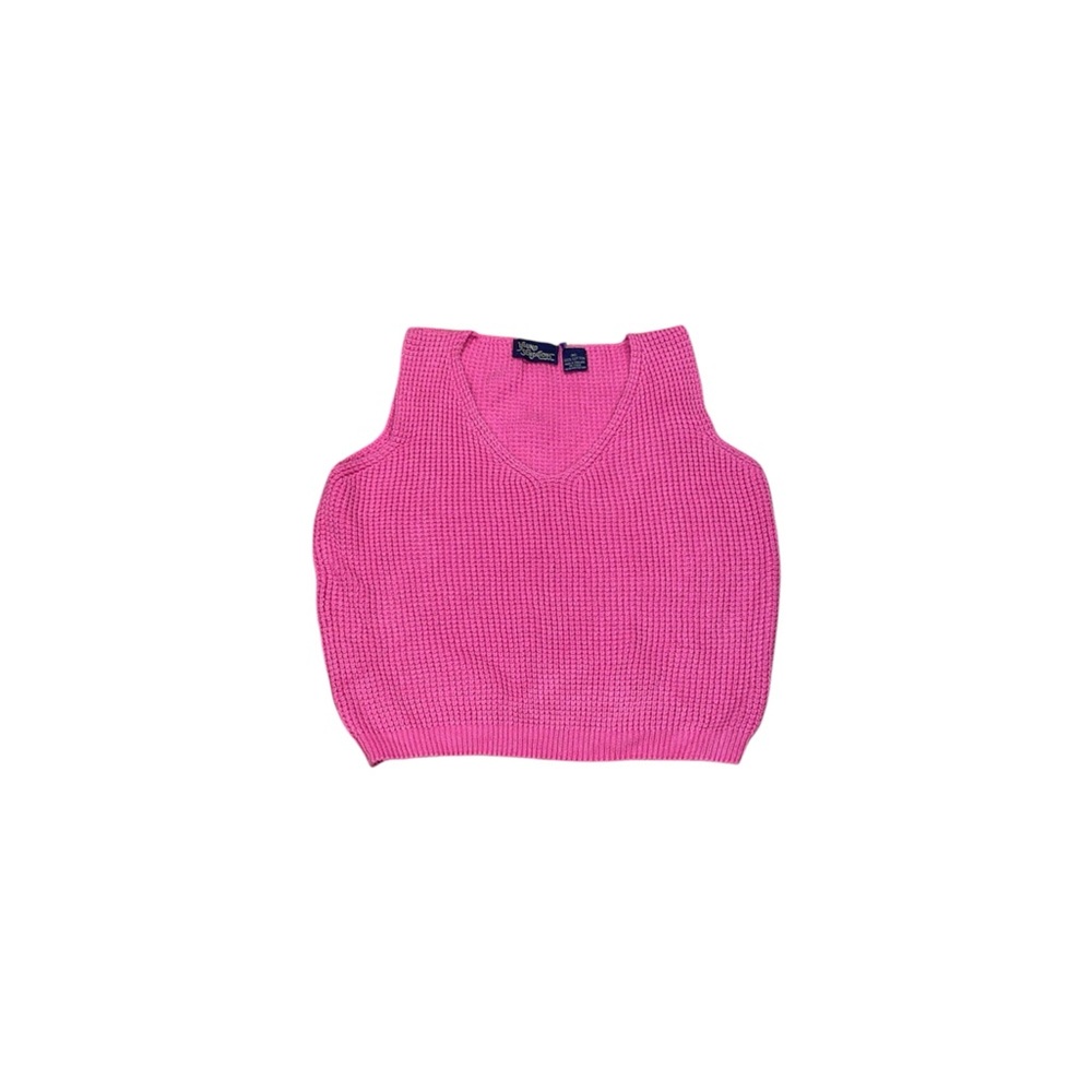 Vintage pink sweater vest